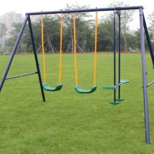 metal swing set outdoor with glider for kids toddlers children.jpg